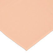 Chemin De Table Court Couleur solide Fuzz Peach (Coin)