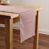 Chemin De Table Court Couleur solide rose pastel rouge bouché SW 6304 (In Situ)