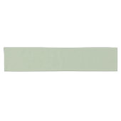 Chemin De Table Court Couleur solide vert Laurel (Horizontal)