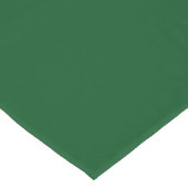 Chemin De Table Court Couleur solide verte profonde (Coin)