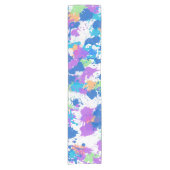 Chemin De Table Court Couleurs cool Peinture Abstraite, Blurple (Devant)