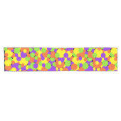 Chemin De Table Court Couleurs d'Halloween | Cercles | (Horizontal)