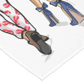 Chemin De Table Court Couple de mode Lobster Rouge Mariage Date de la do (Coin)