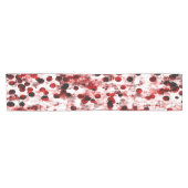 Chemin De Table Court Coureur blanc rouge de table d'éclaboussure (Horizontal)