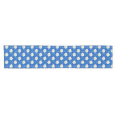 Chemin De Table Court Coureur de table Ajouter des noms Cobalt Blue Whit (Horizontal)