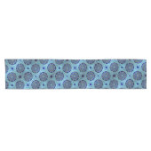 Chemin De Table Court Coureur de table bleue royale (Horizontal)