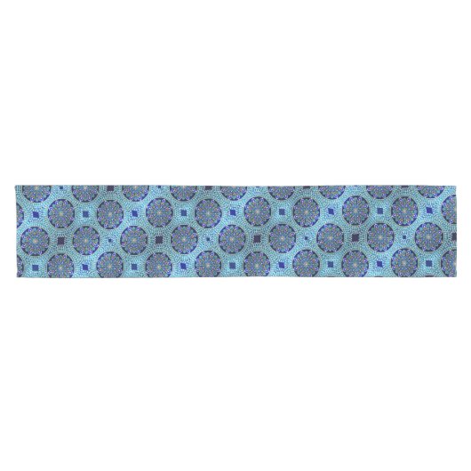 Chemin De Table Court Coureur de table bleue royale (Horizontal)
