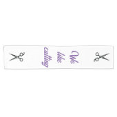 Chemin De Table Court ✂️ coureur de table ciseaux lisse 🍽️ (Horizontal)