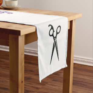 Chemin De Table Court ✂️ coureur de table ciseaux lisse 🍽️