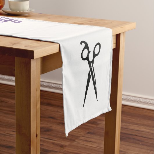Chemin De Table Court ✂️ coureur de table ciseaux lisse 🍽️ (In Situ)