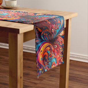 Chemin De Table Court Coureur de table courte de conception abstraite dy
