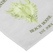 Chemin De Table Court Coureur de table courte verte Conch Shell (Coin)