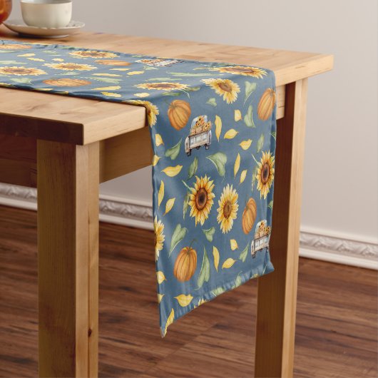 Chemin De Table Court Coureur de table d'automne (In Situ)