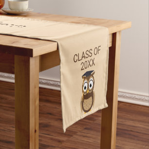 Chemin De Table Court Coureur de table de classement de dessin de hibou