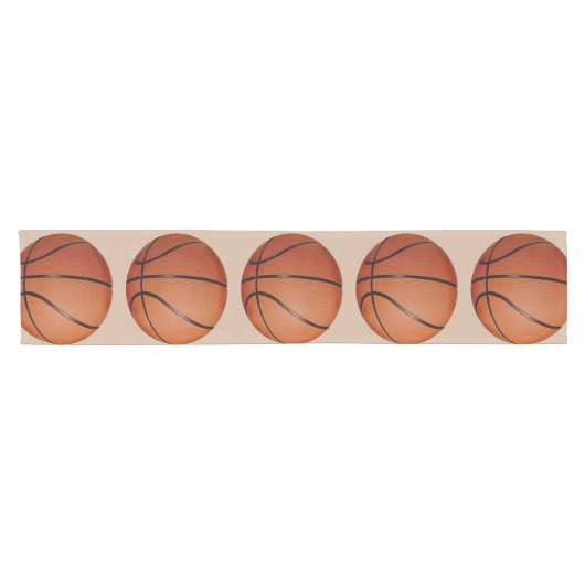 Chemin De Table Court Coureur de table de conception de basket-ball (Horizontal)