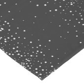 Chemin De Table Court Coureur de table de fête - étoiles de charbon/blan (Coin)