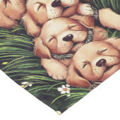 Chemin De Table Court Coureur de table de marionnettes couchées (Coin)