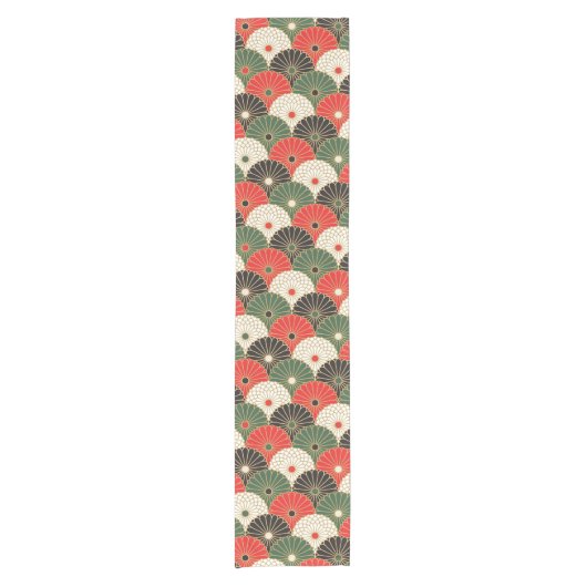 Chemin De Table Court COUREUR de TABLE de motif de Japonais (Devant)