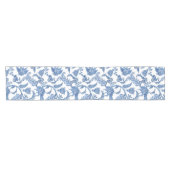 Chemin De Table Court Coureur de table de pays bleu français (Horizontal)