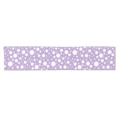 Chemin De Table Court Coureur de table de points violets (Horizontal)