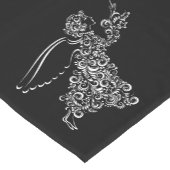 Chemin De Table Court Coureur de table de vacances-Angel Courte Table Ru (Coin)