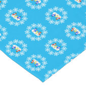 Chemin De Table Court Coureur de table des neigeurs de Noël (Coin)