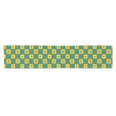 Chemin De Table Court Coureur de table Domino vert (Horizontal)