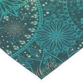 Chemin De Table Court Coureur de table éthnique turquoise (Coin)