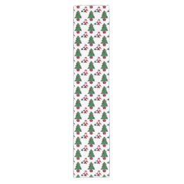 Chemin De Table Court Coureur de table festif de Noël avec Père Noël | F