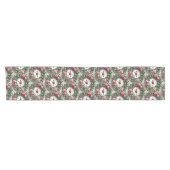 Chemin De Table Court Coureur de table florale rose rose (Horizontal)