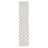 Chemin De Table Court Coureur de table gris chaud (Devant)