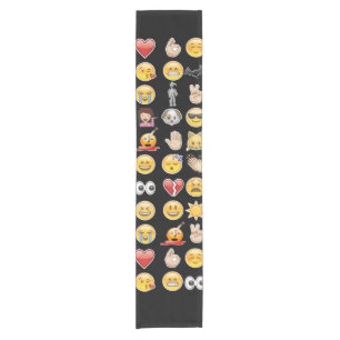 Chemin De Table Court coureur de table halloween emoji