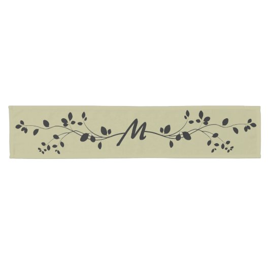 Chemin De Table Court Coureur de table Leafy Vine Design (Horizontal)