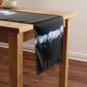 Chemin De Table Court Coureur de table Montagnes Noires et Blanches