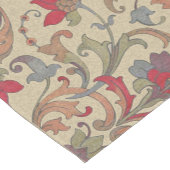 Chemin De Table Court Coureur de table multilingue de Damas florales (Coin)