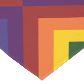 Chemin De Table Court Coureur de table Rainbow Chevrons (Coin)