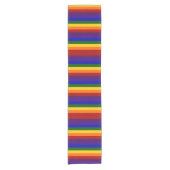 Chemin De Table Court Coureur de table Rainbow Stripes (Devant)