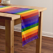 Chemin De Table Court Coureur de table Rainbow Stripes (In Situ)
