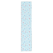 Chemin De Table Court Coureur de table Red et Blue Star (Devant)