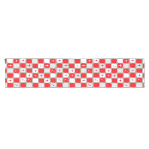 Chemin De Table Court Coureur de table Retro Red Starbursts
