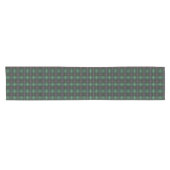 Chemin De Table Court Coureur de table verte Tartan Plaid (Horizontal)