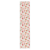 Chemin De Table Court Coureur de table Whimsical Strawberry Party (Devant)