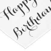 Chemin De Table Court Coureur de Tableau de joyeux anniversaire (Coin)