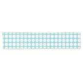 Chemin De Table Court Coureur de Tableau de turquoise (Horizontal)
