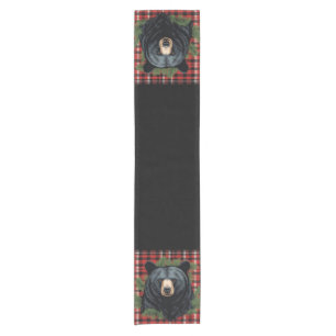 Chemin De Table Court Coureur Majestic de la table d'ours noir du Nord