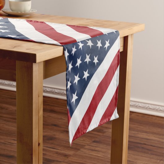 Chemin De Table Court Coureur personnalisé de Tableau de drapeau (In Situ)