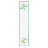 Chemin De Table Court Coureur turquoise de table courte (Devant)