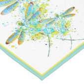 Chemin De Table Court Coureur turquoise de table courte (Coin)