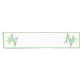 Chemin De Table Court Coureur turquoise de table courte (Horizontal)