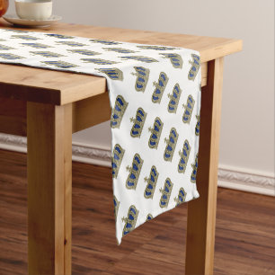 Chemin De Table Court Couronne d'or - luxe royal 5